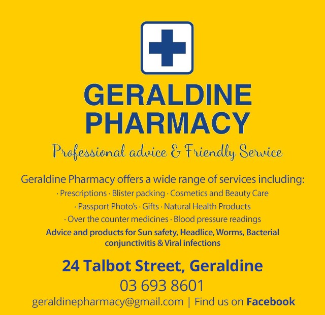Geraldine Pharmacy  - Geraldine Primary School - Oct 23